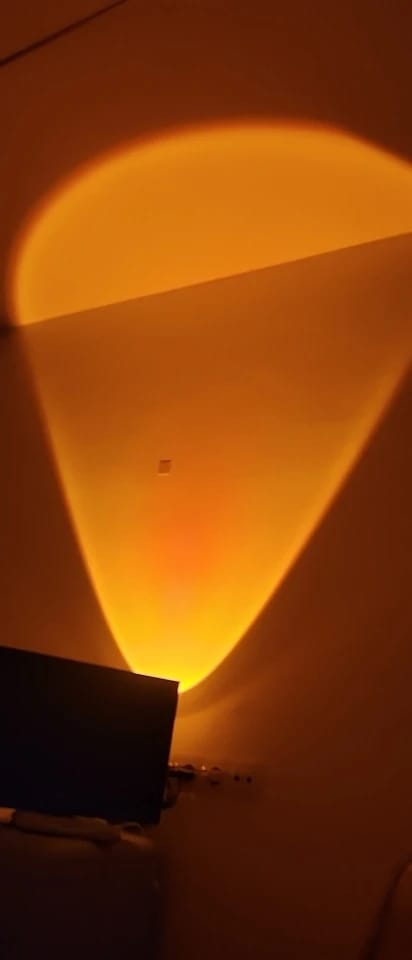 Customer photo review of Sunset Projection Lamp