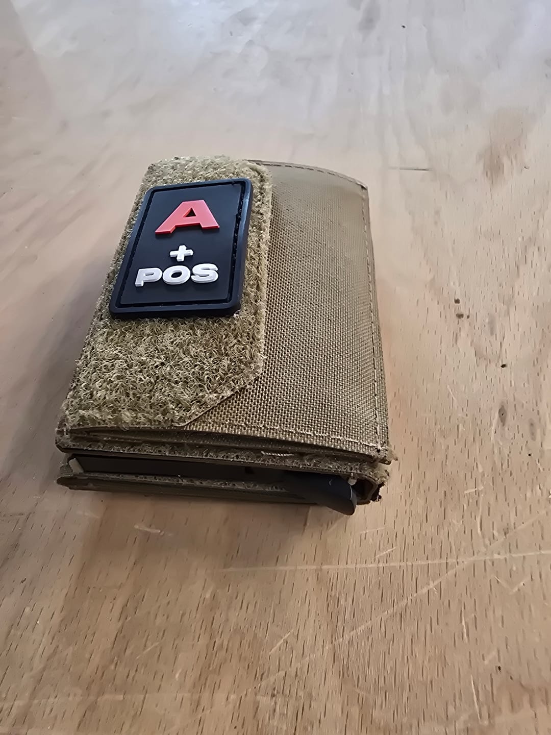 Customer photo review of Rubberpatch Blutgruppe A+ (POS)