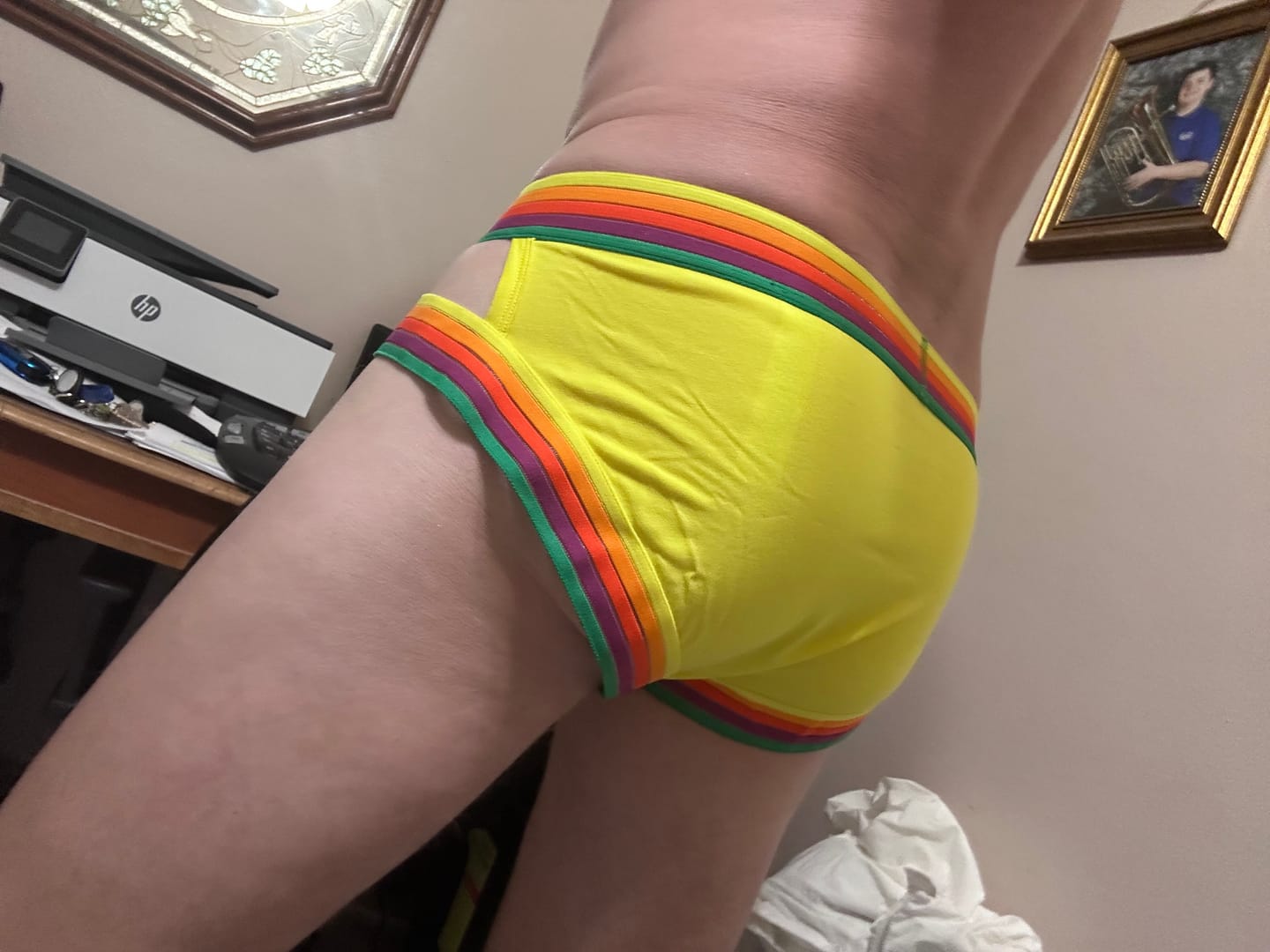 Customer photo review of RAINBOW RUSH Lift Holster Brief
