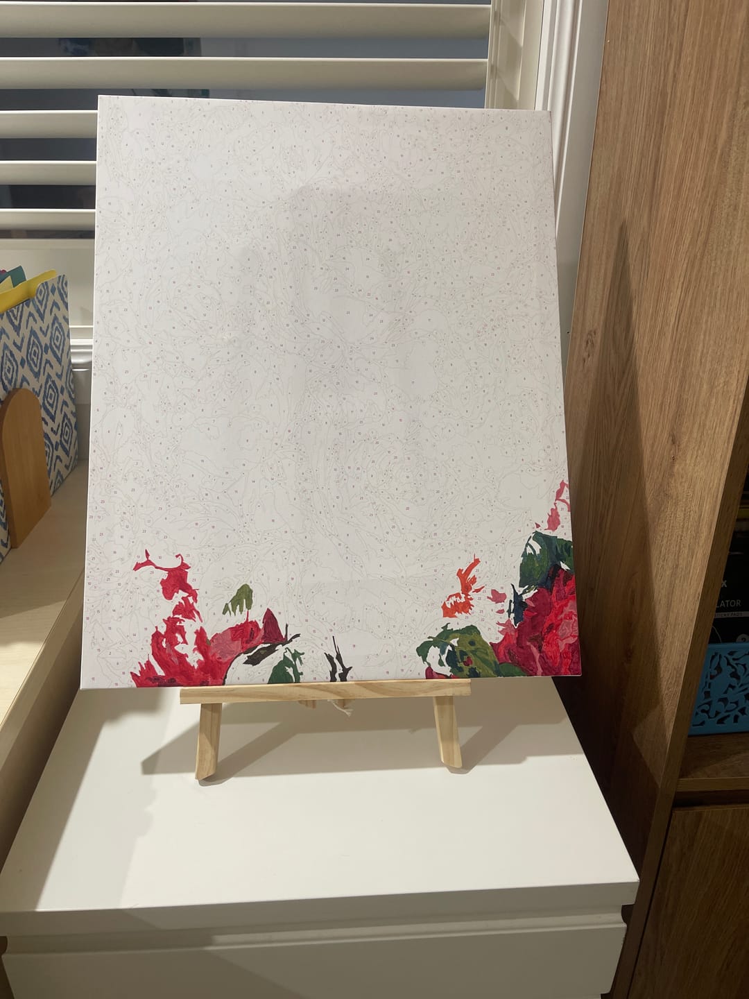 Customer photo review of Rose Peony Pastel Blooms (Paint by Numbers)