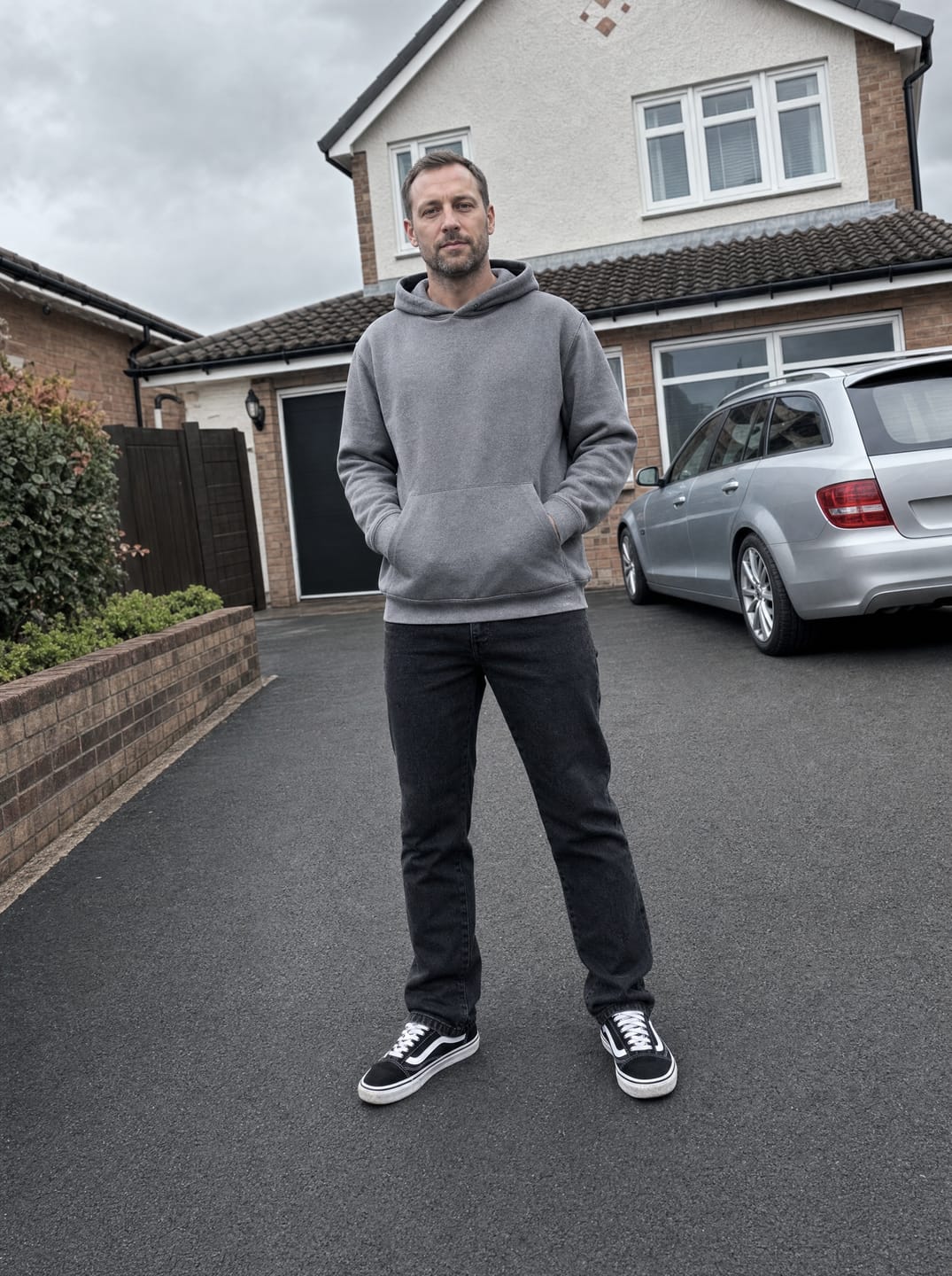 Customer photo review of The Precision Jeans – Jet Black