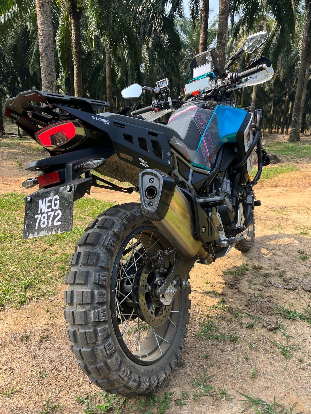 Customer photo review of CF450MT (Ibex 450) Luggage Rack