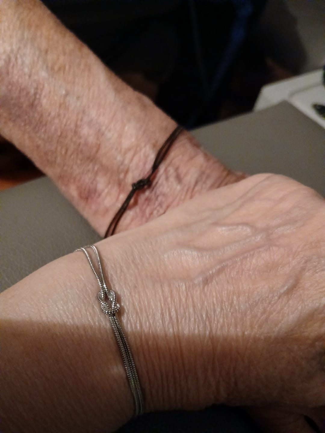 Customer photo review of Verbindungsknoten Armband
