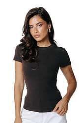 Customer photo review of Fitted T-shirt | Darkest Brown
