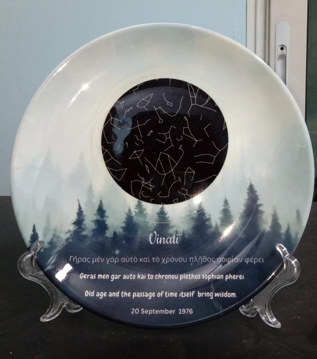 Customer photo review of Born Under the Star Map