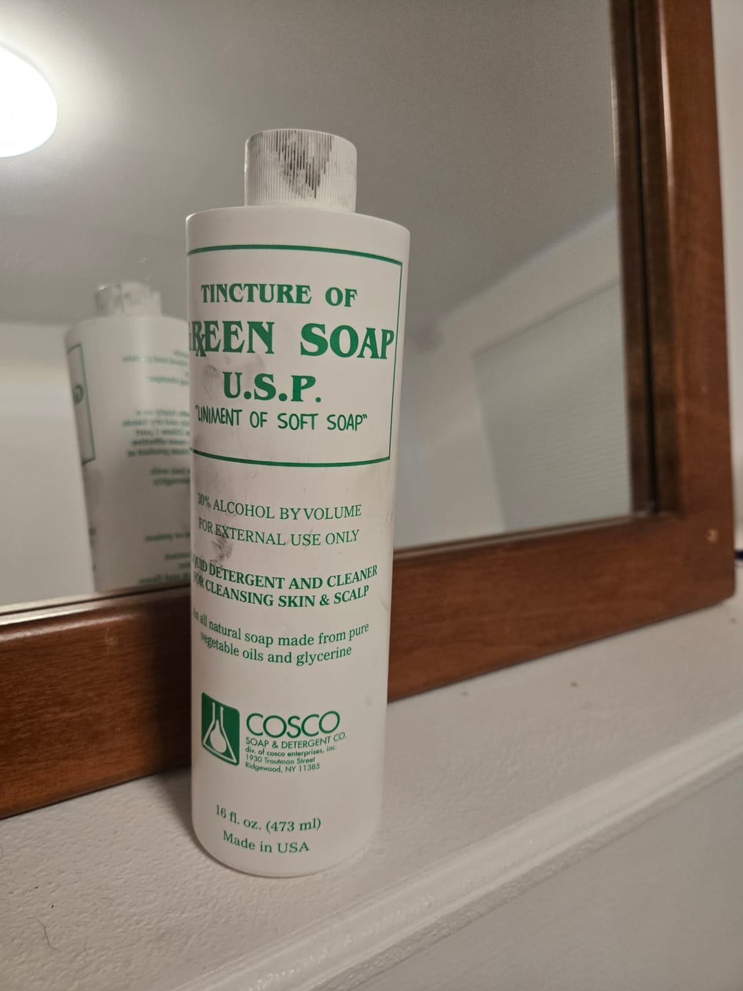 Customer photo review of Cosco Tincture of Green Soap
