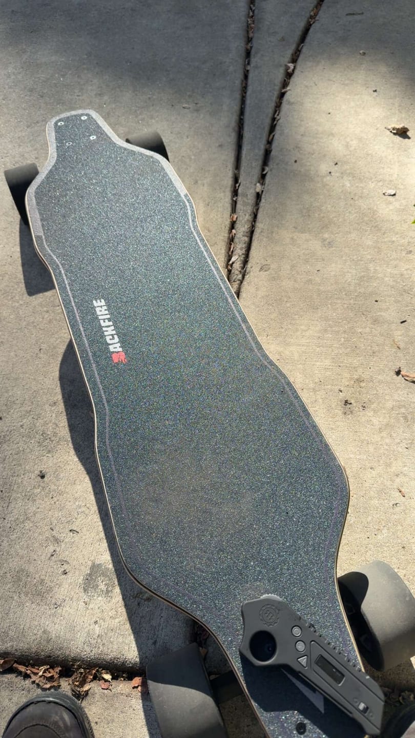 Customer photo review of Backfire G2Z Belt Electric Skateboard with R5s Remote