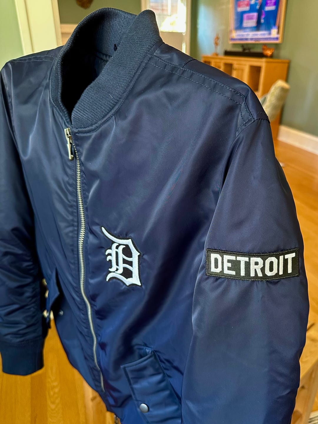 Customer photo review of Ink Detroit Rectangle Embroidered Patch