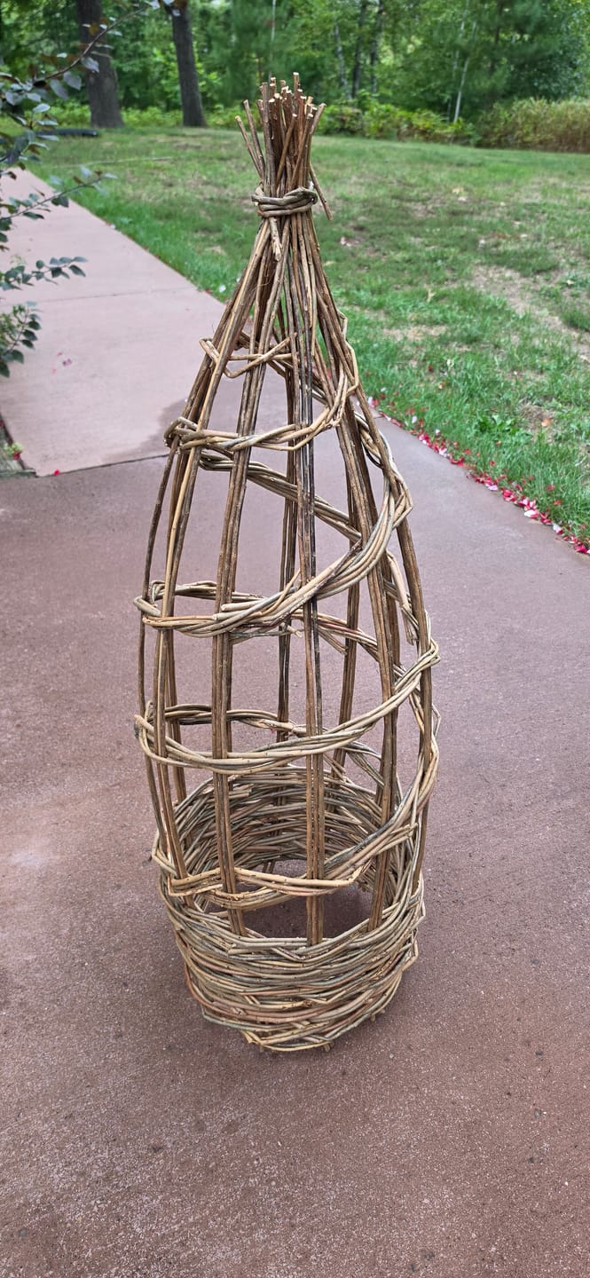 Customer photo review of The Willow Plant Support (3.8 Feet Tall)