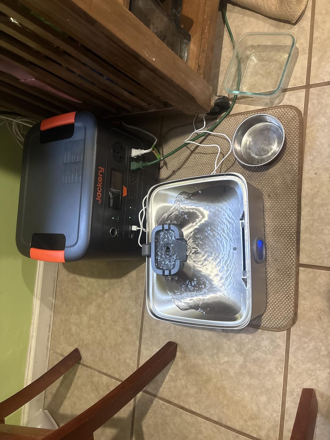 Customer photo review of Trinkbrunnen AquaFlow 15L