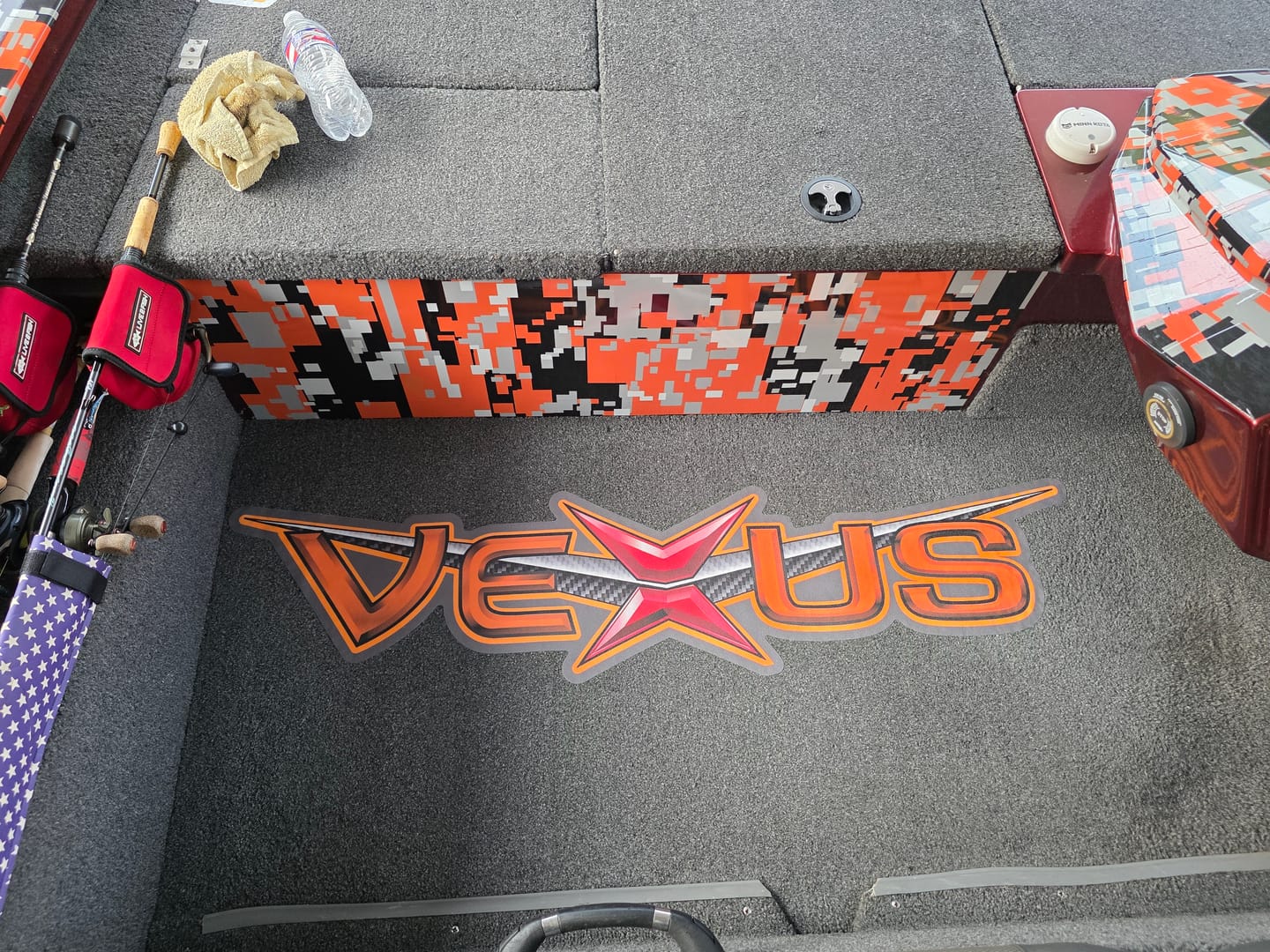 Customer photo review of Custom Carpet Graphic