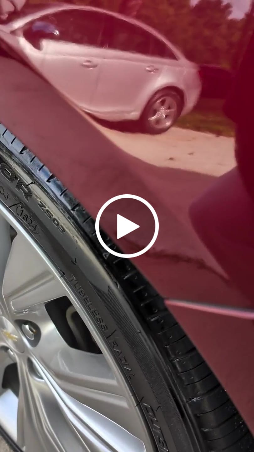 Customer video review of Gloss Lock | Long Lasting Tire Shine Coating