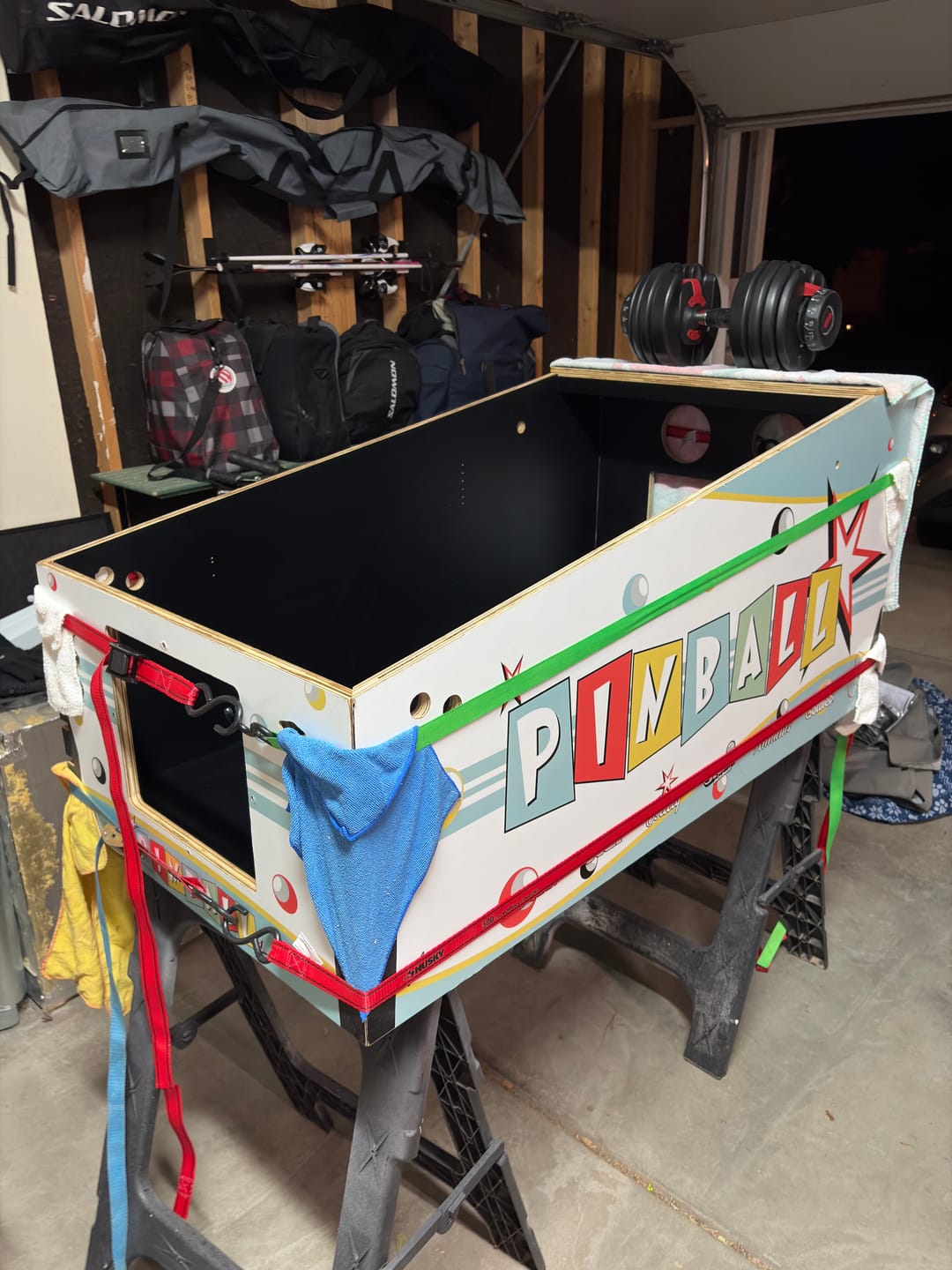 Customer photo review of Virtual Pinball Cabinet Artwork Installation