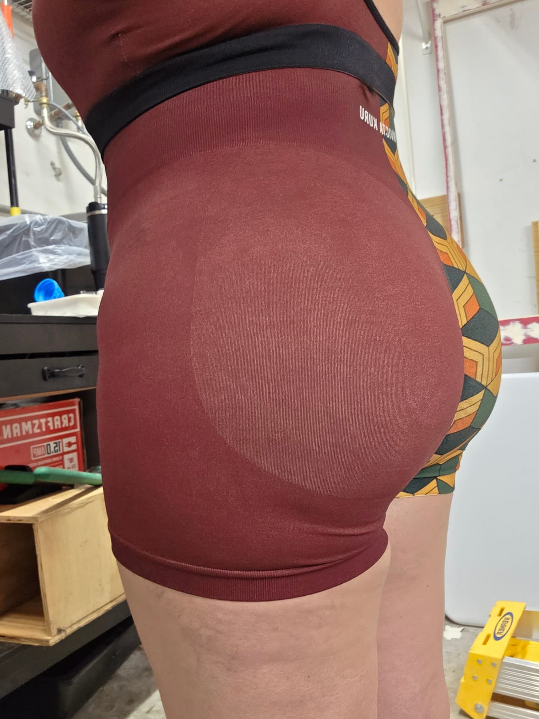 Customer photo review of Silent Wave Seamless Shorts