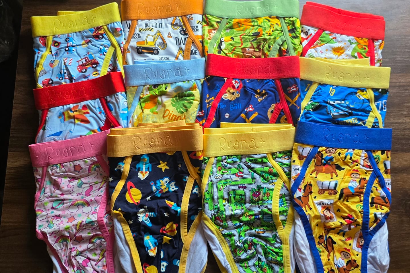 Customer photo review of Men's Little Kid "Aeroplane" Design Briefs (Collection #2)