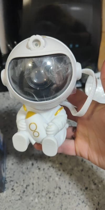 Customer photo review of Astronaut Galaxy Projector