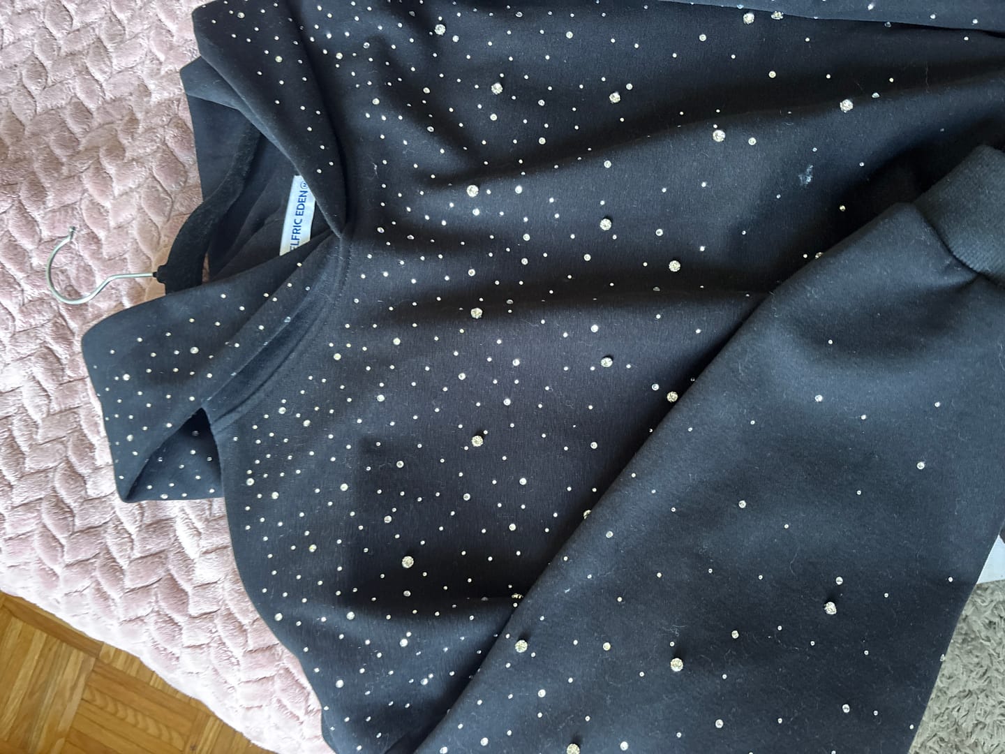 Customer photo review of Aelfric Eden Rhinestone Pullover Hoodie