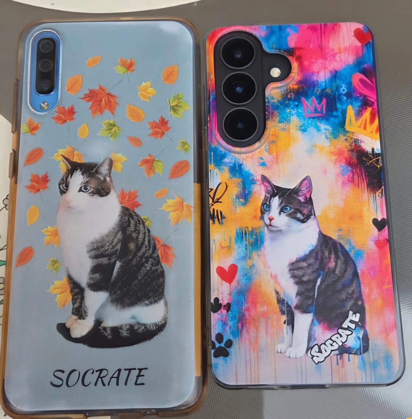 Customer photo review of Graffiti - Coque de téléphone personnalisée
