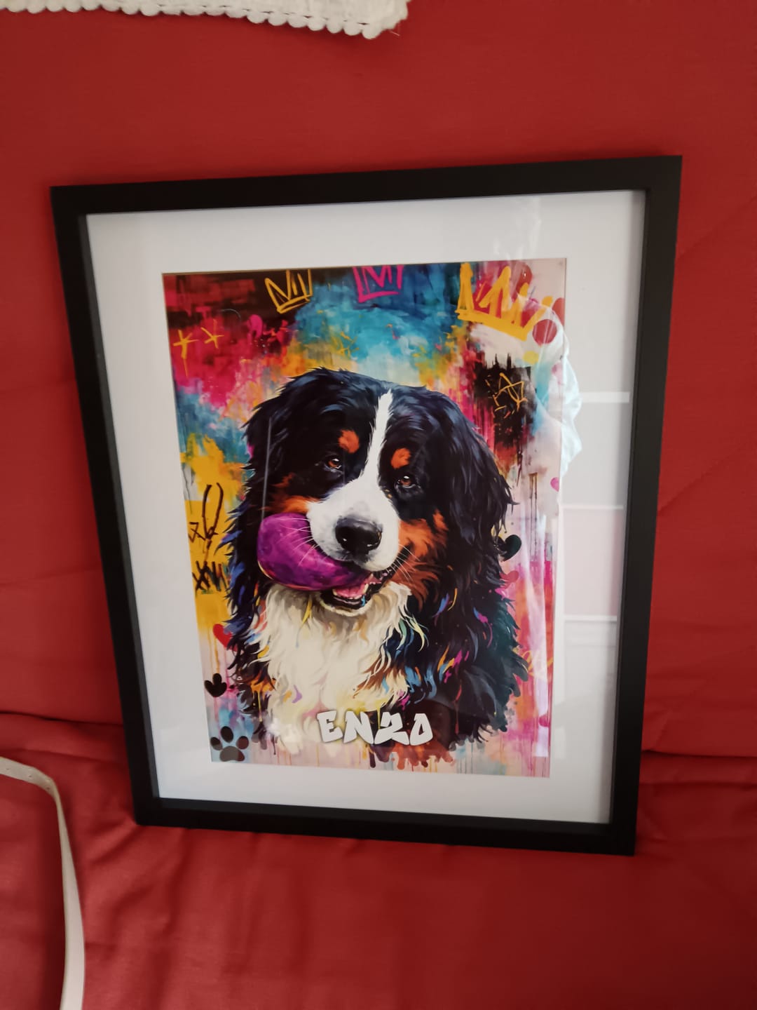 Customer photo review of Le graffiti - Poster personnalisé