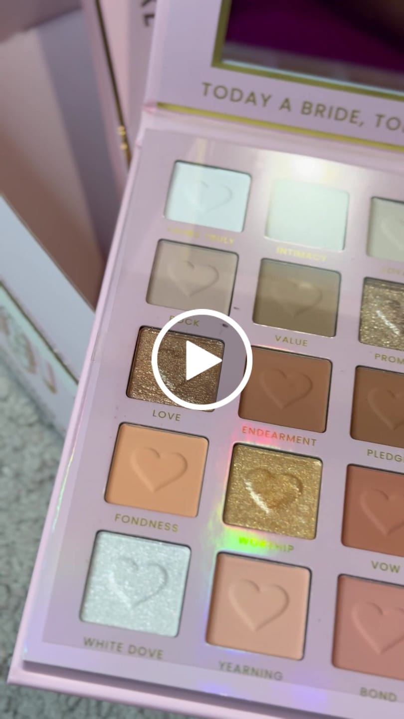 Customer video review of Bridal Series - Wedding Wish XL Palette