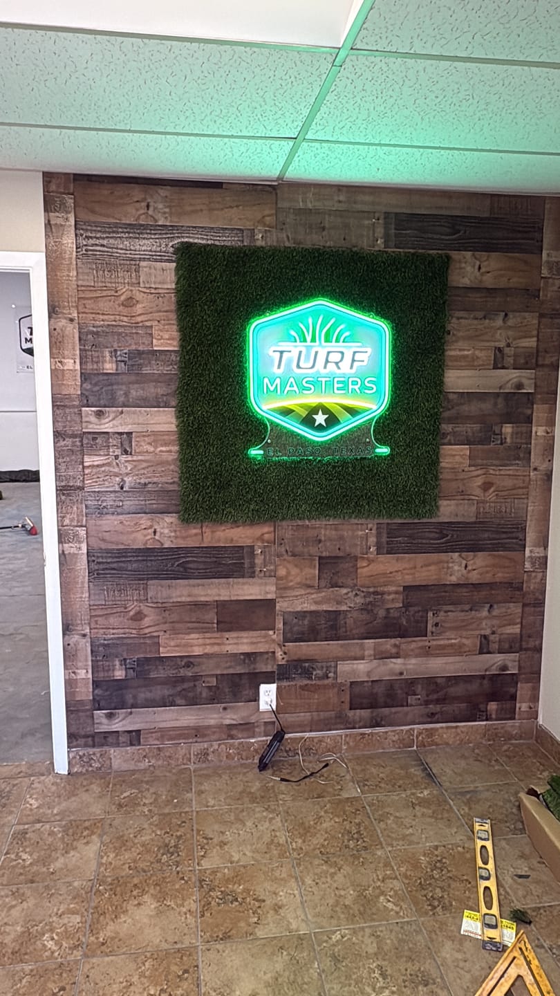Customer photo review of TURF MASTERS | LED Neon Sign