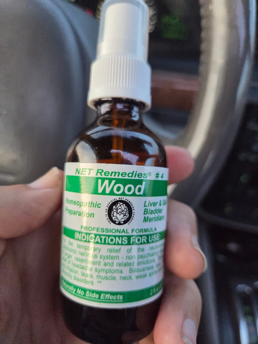 Customer photo review of NET Remedies, #4 Wood 60 ml Oral Liquid