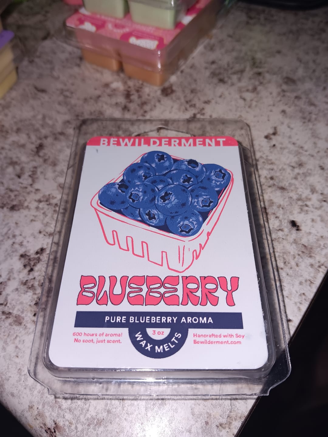 Customer photo review of Blueberry Wax Melts