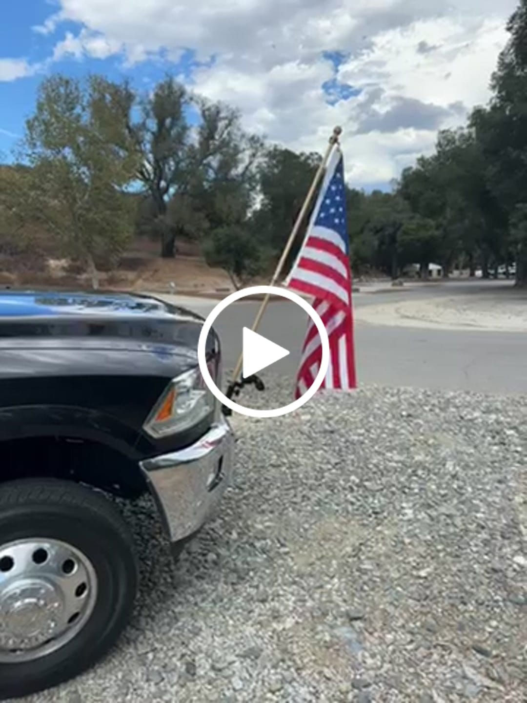 Customer video review of 3' x 5' American Flag