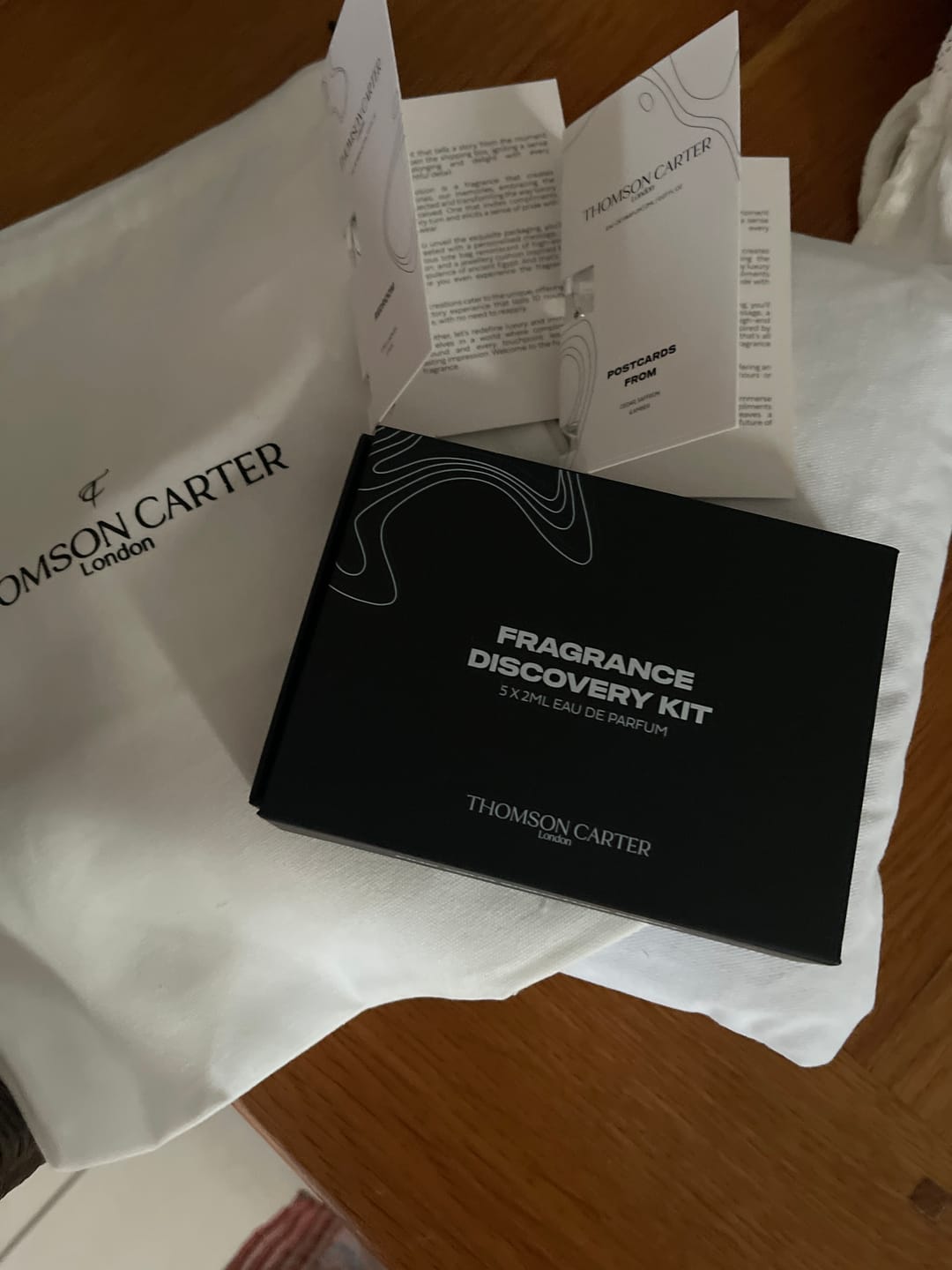 Customer photo review of Fragrance Discovery Kit | 5x 2ml | Eau de Parfum