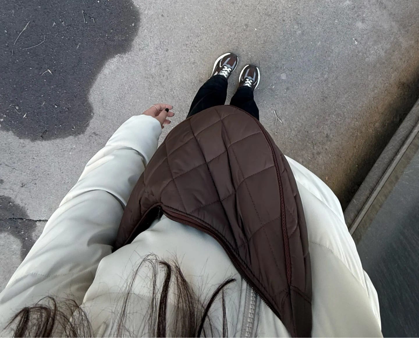 Customer photo review of Ella Nylon Crossbody Belt Bag