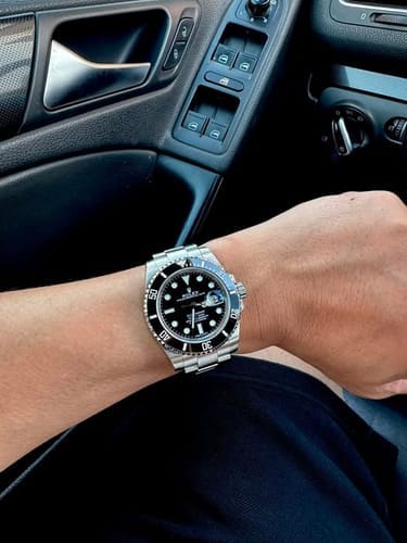 Customer photo review of Submariner Non-Date Ceramic Bezel Steel 41mm Mens Watch 124060