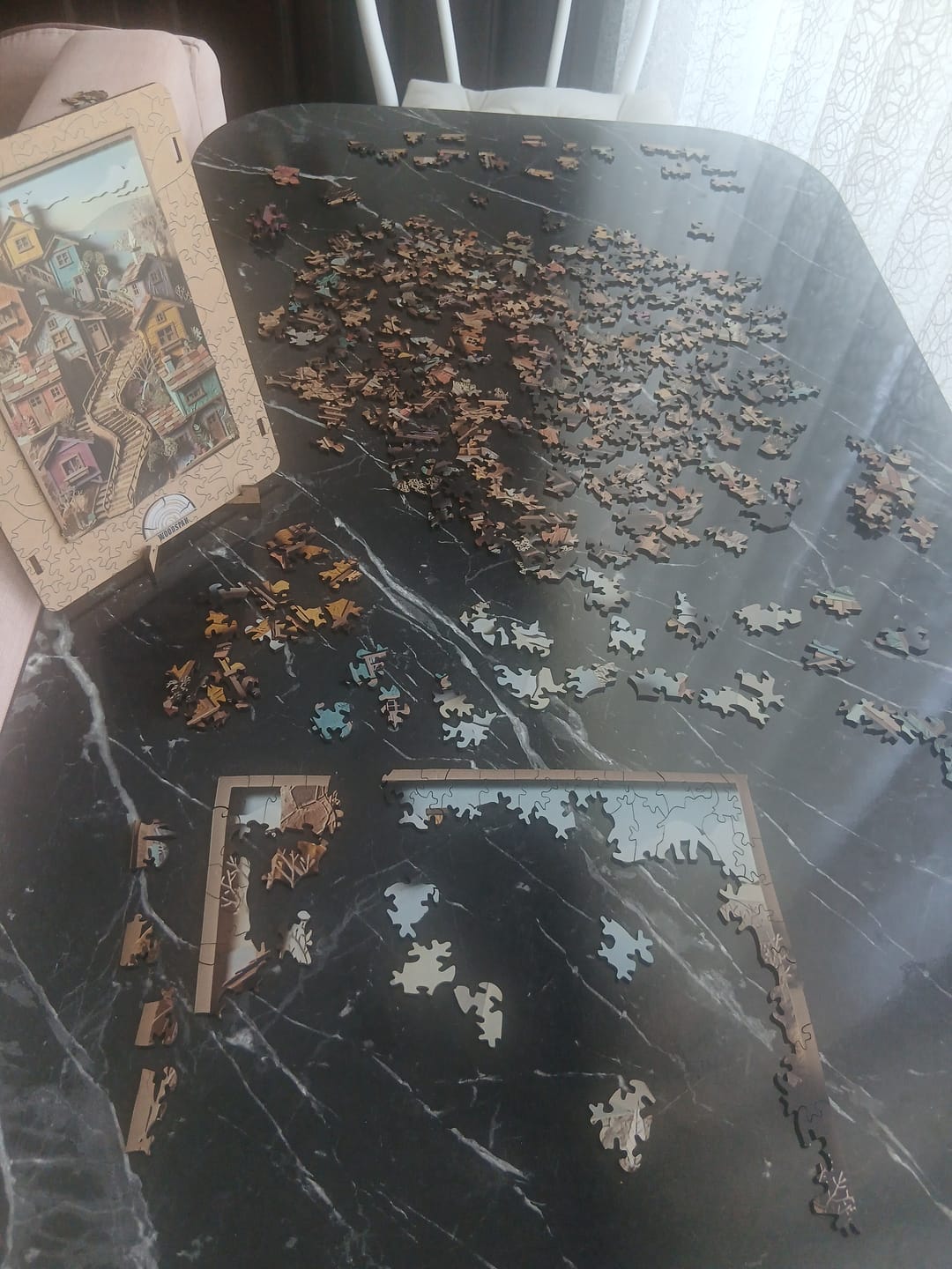 Customer photo review of Masal Sokağı - Ahşap Puzzle