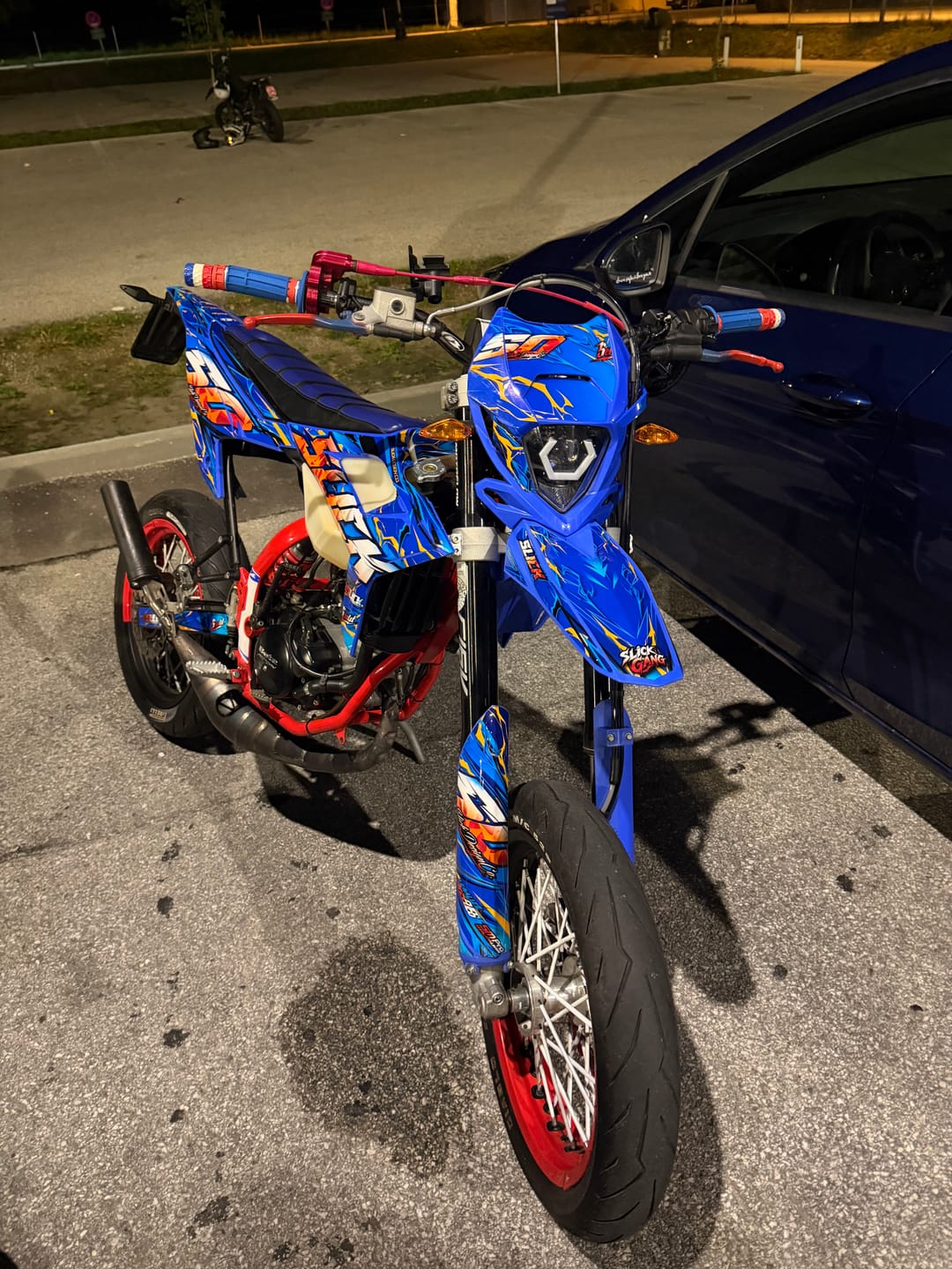 Customer photo review of ELECTRO RAGE - GRAPHICS KIT