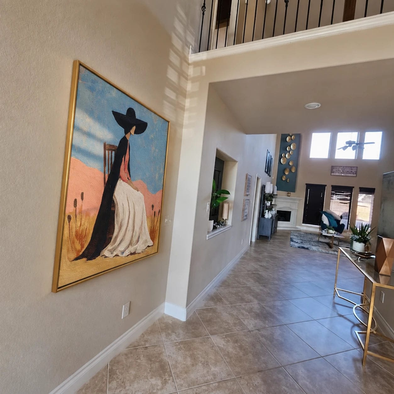 Customer photo review of Modern Folk Art ｜ The Silent Desert Wanderer