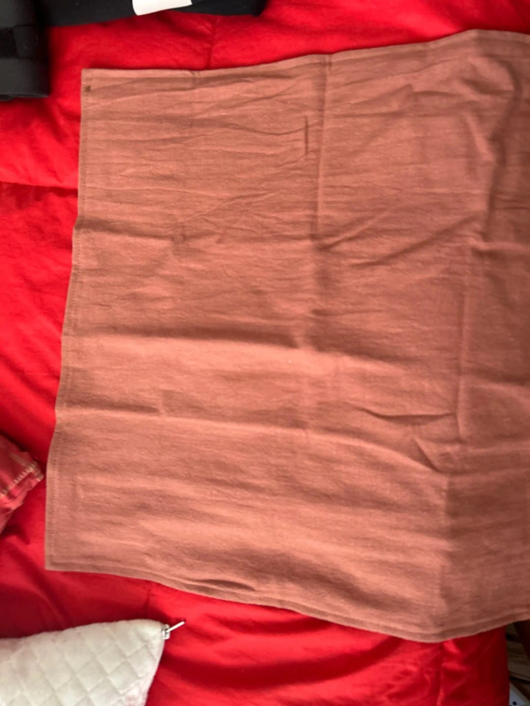 Customer photo review of French Flax Linen Pillowcase
