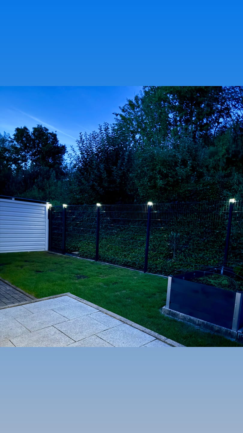 Customer photo review of 6040 Solar Zaunleuchte LED - 60X40mm