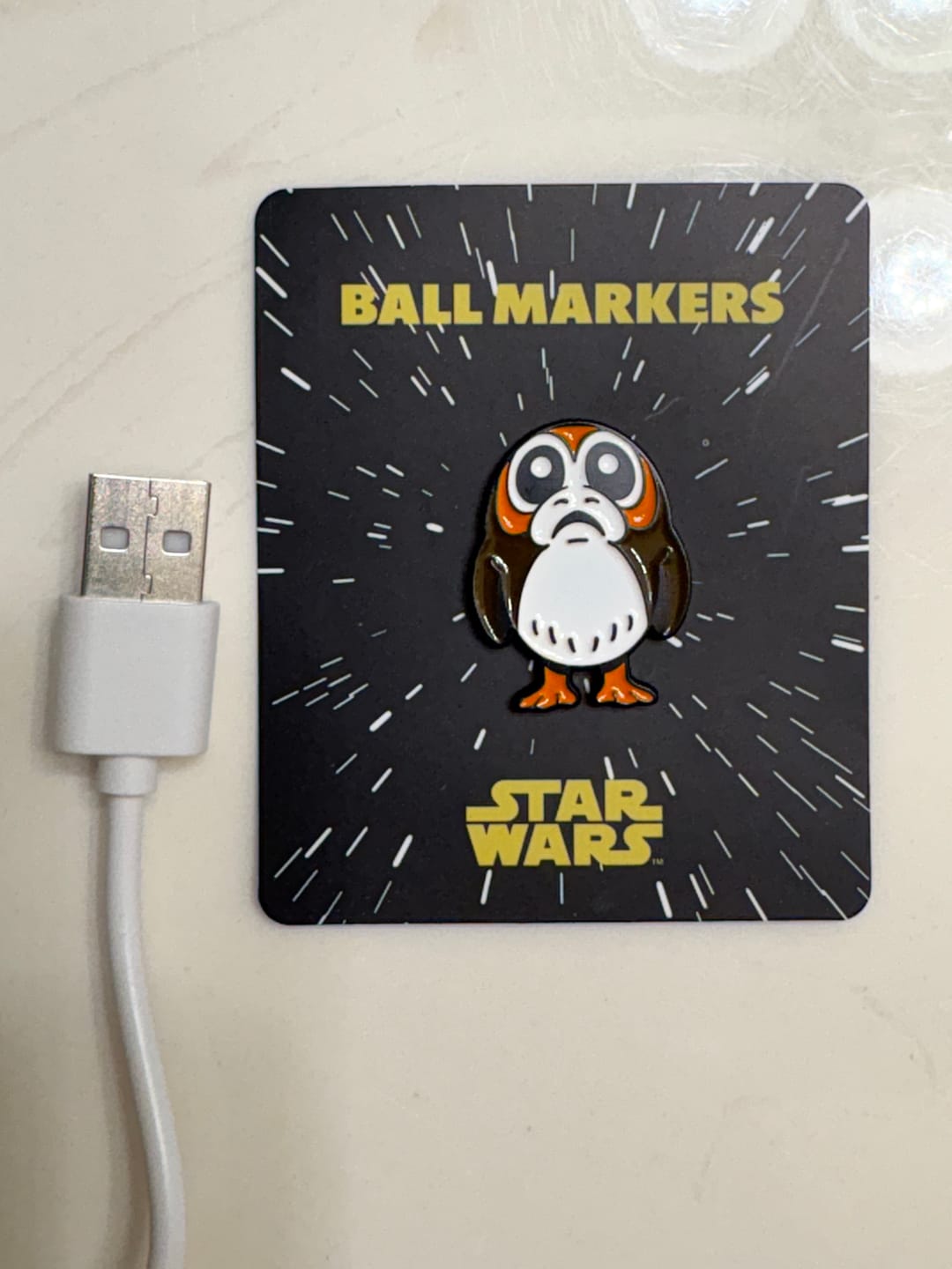 Customer photo review of Star Wars™ "Porg" – Ball Marker