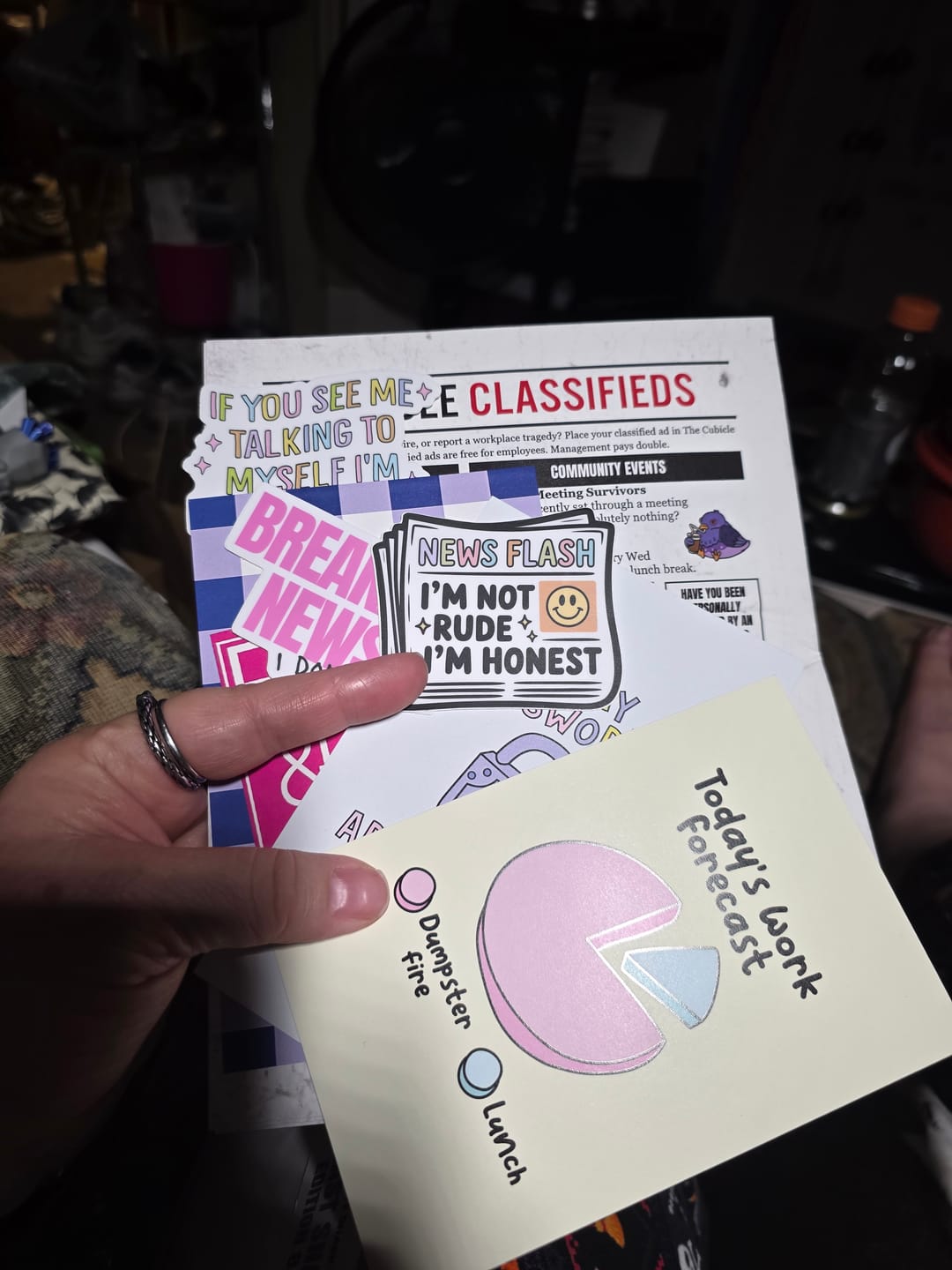 Customer photo review of Per My Last Snail Mail Club