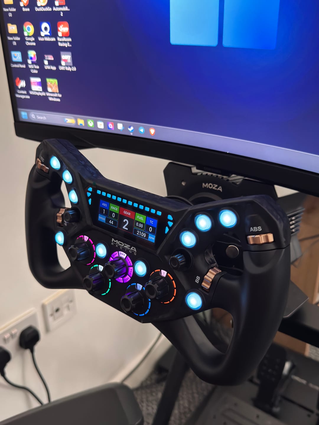 Customer photo review of MOZA RACING KS Pro Steering Wheel