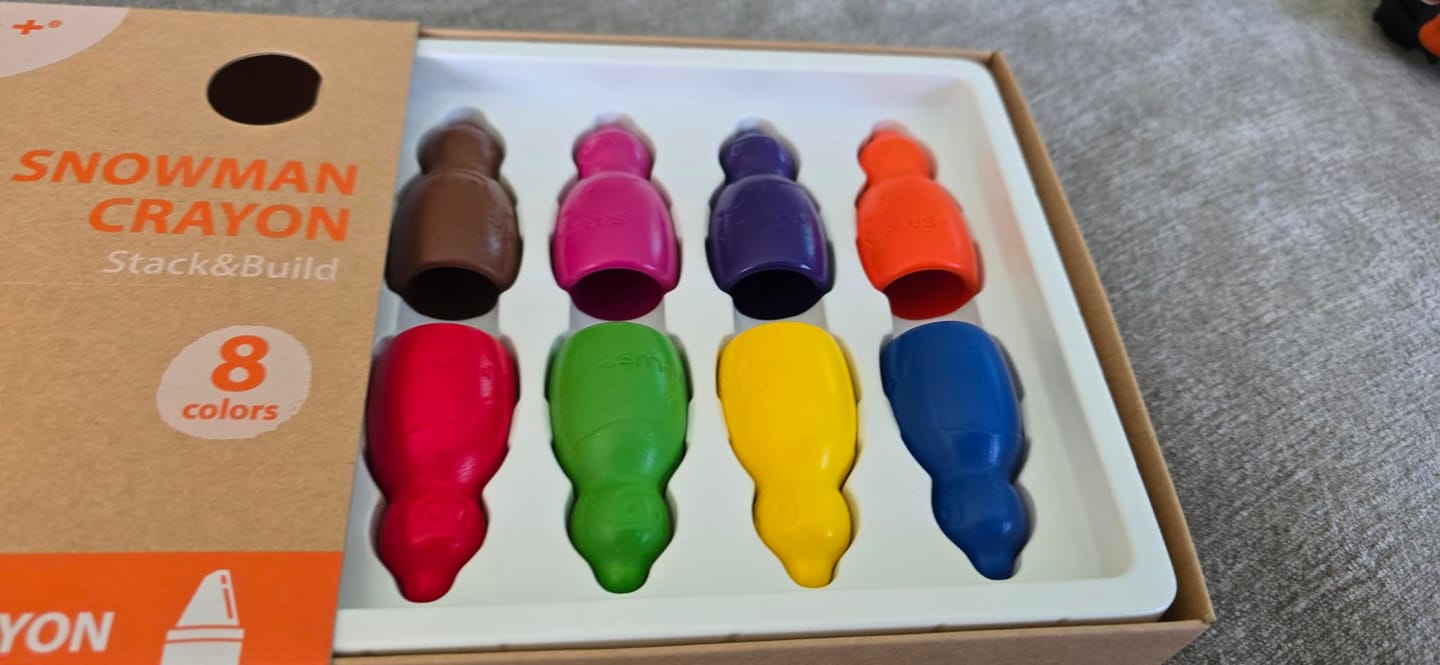 Customer photo review of Jumbo Crayons