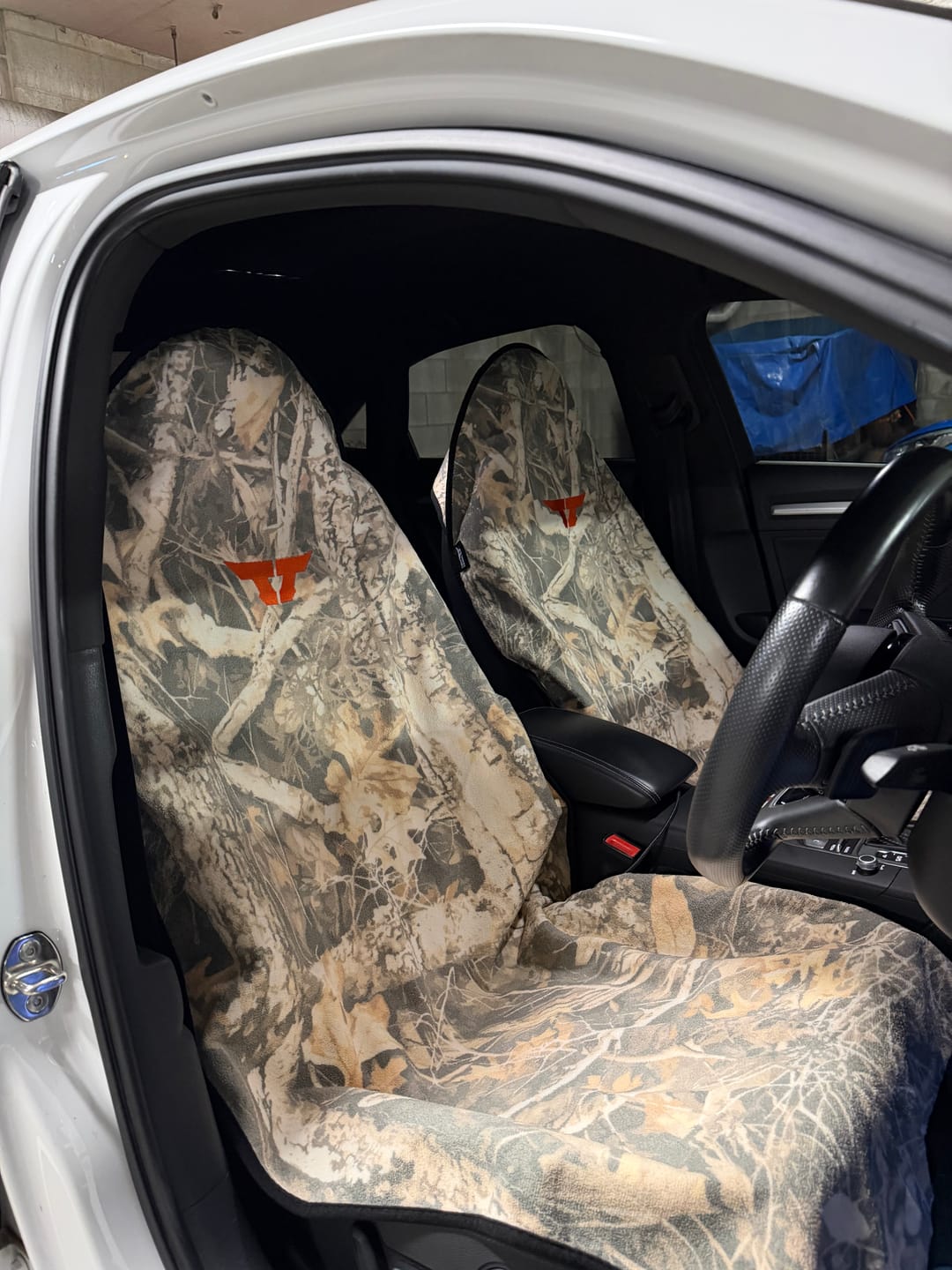 Customer photo review of Waterproof Car Towel Seat Cover