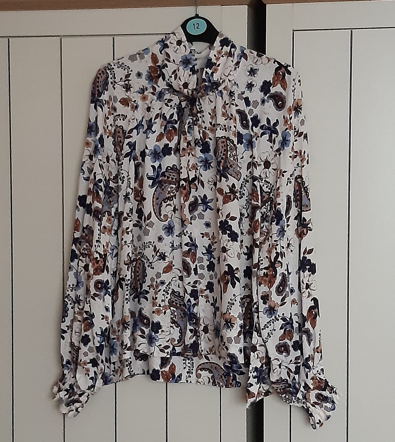 Customer photo review of Flowers and Paisleys Viscose Lawn Fabric