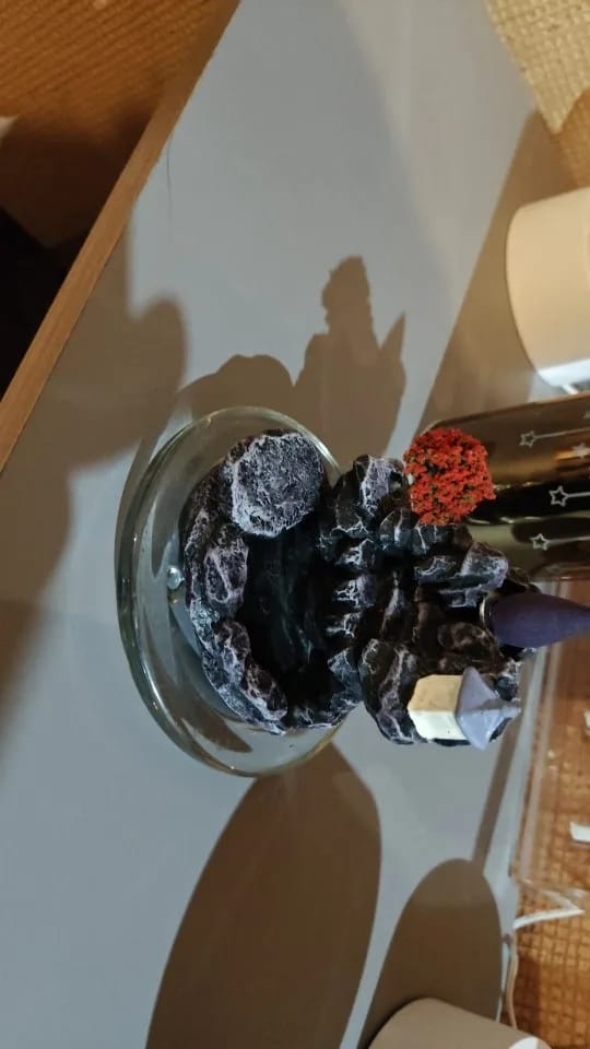 Customer photo review of Waterfall Backflow Incense Burner