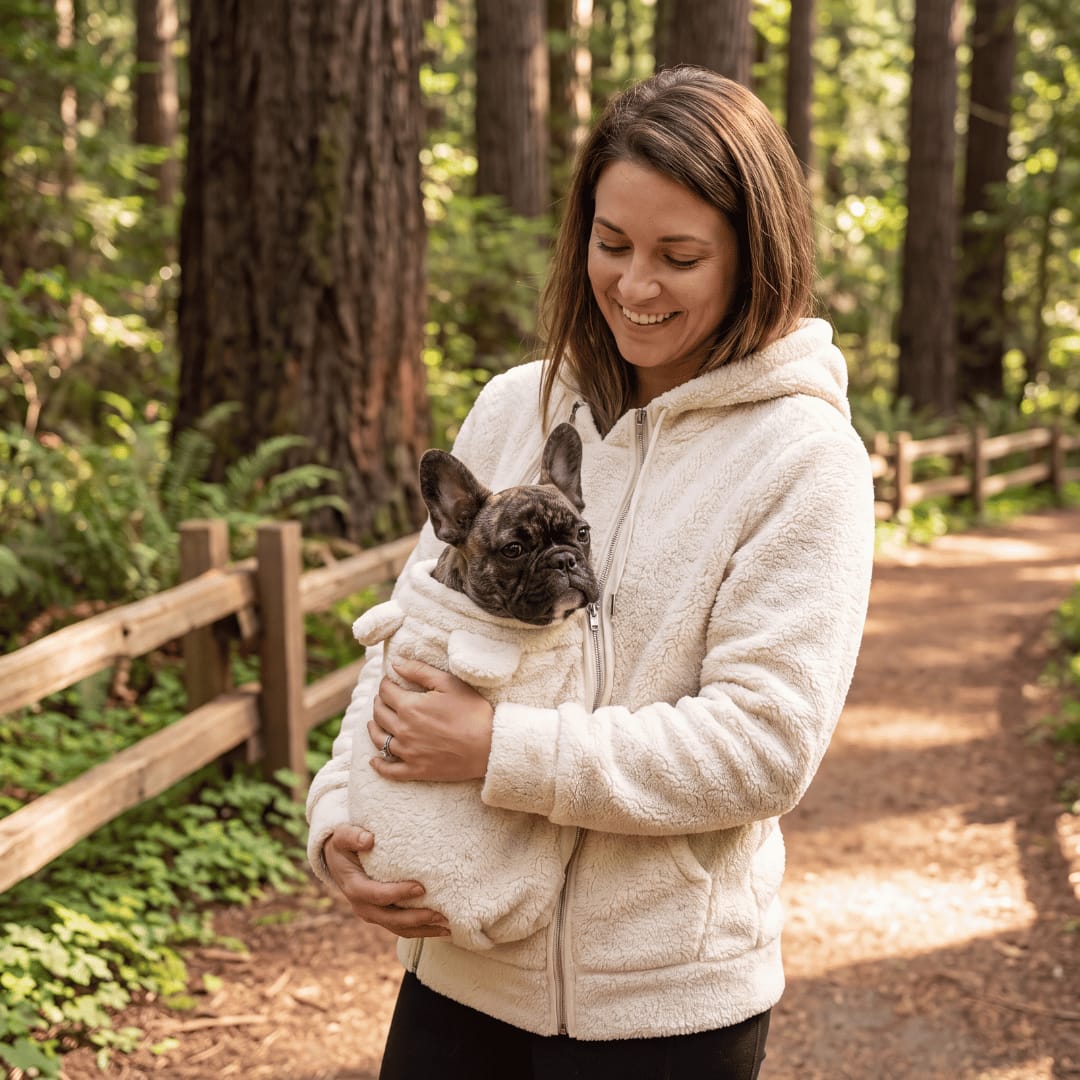 Customer photo review of MyDogBathrobe™ Dog Fleece