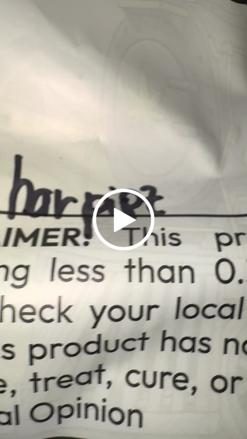 Customer video review of Blue Sharpiez THCA Flower