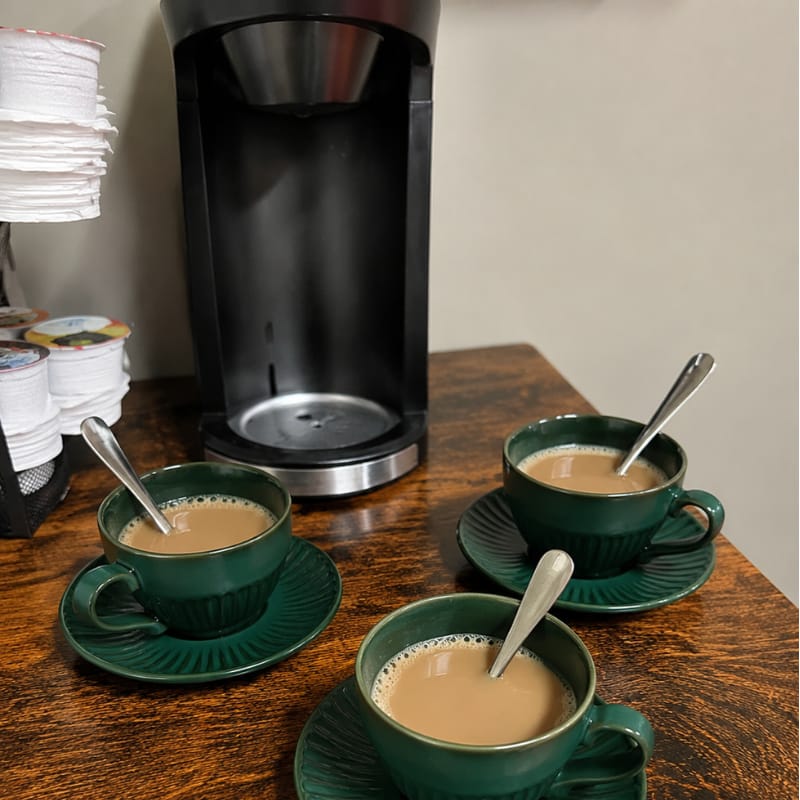 Customer photo review of Hinata Gourd Coffee Cup & Saucer Set