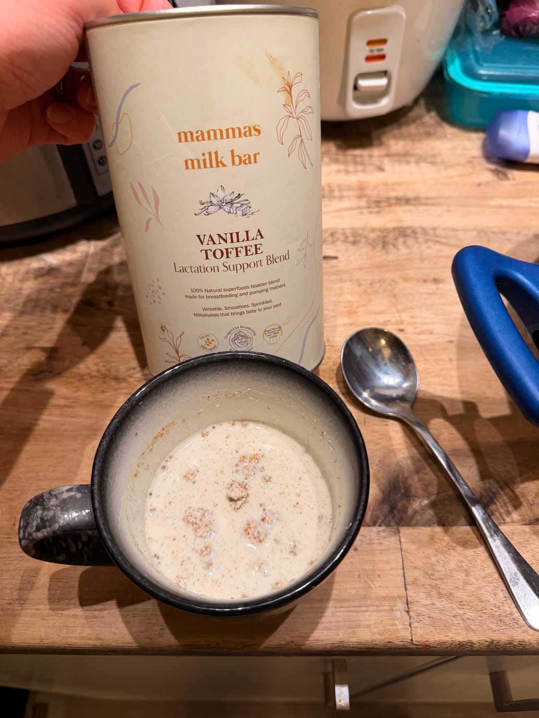 Customer photo review of Vanilla Toffee Lactation Blend