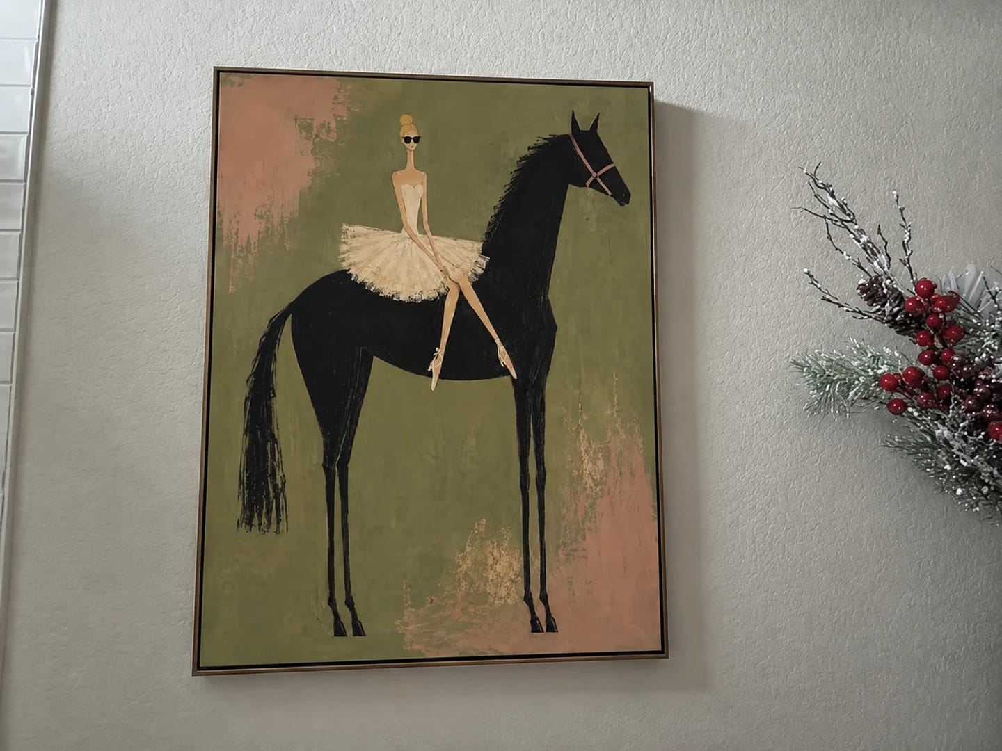 Customer photo review of Modern Folk Art｜Ballerina Black Horse