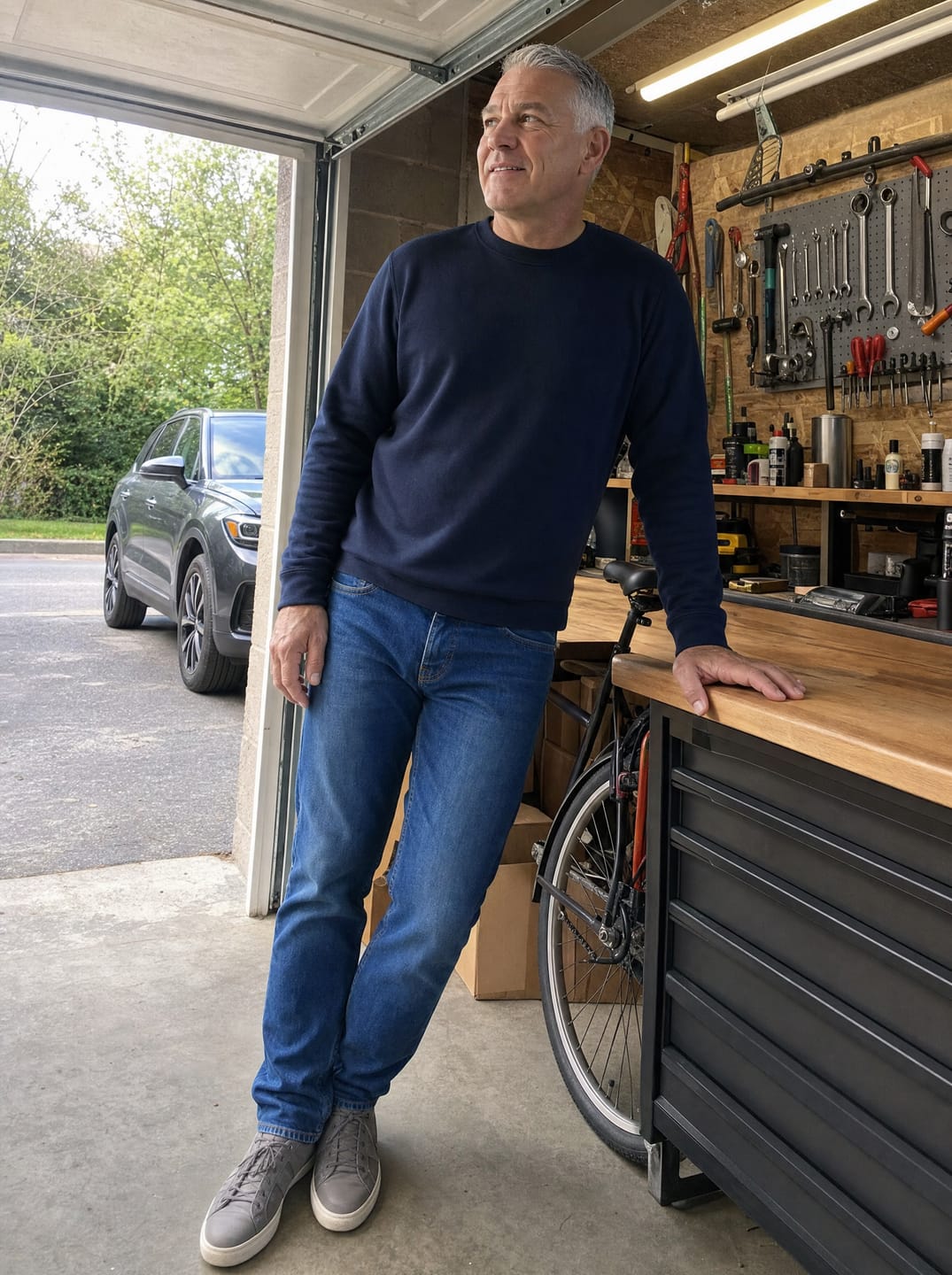 Customer photo review of The Precision Jeans – Indigo
