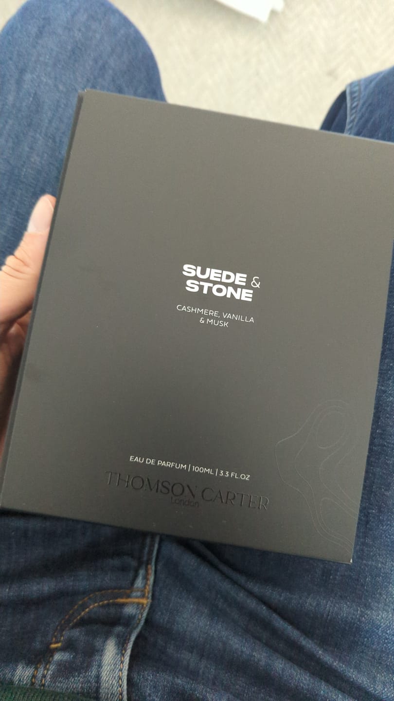 Customer photo review of Suede & Stone | Eau de Parfum